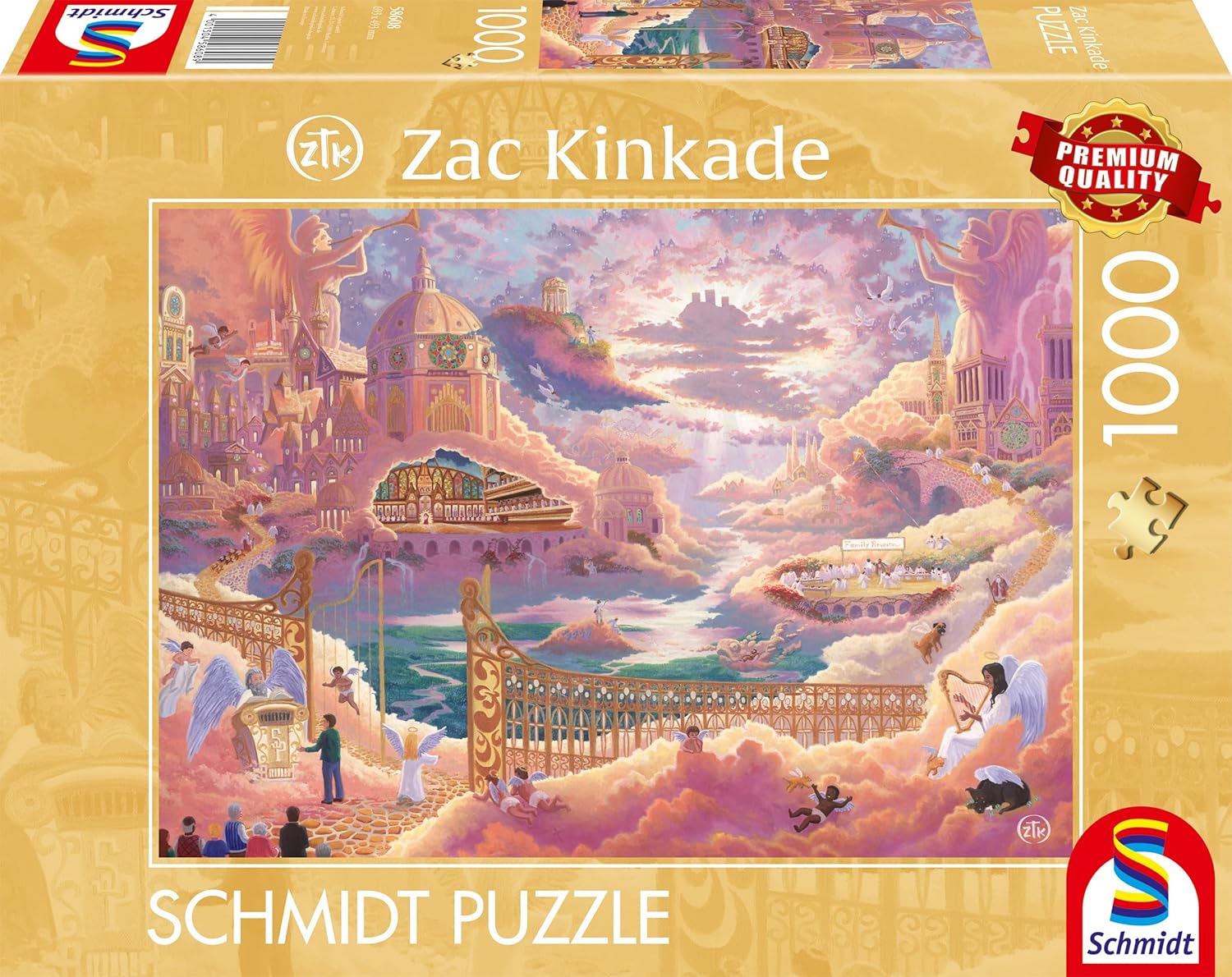 Schmidt | Zac Kinkade: Kingdom of Heaven (1,000 Pieces) | Jigsaw Puzzle | Ages 14+ | 1+ Players