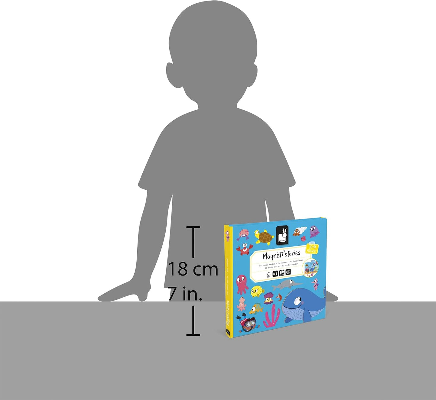 Janod Magnetibook - Zeedieren