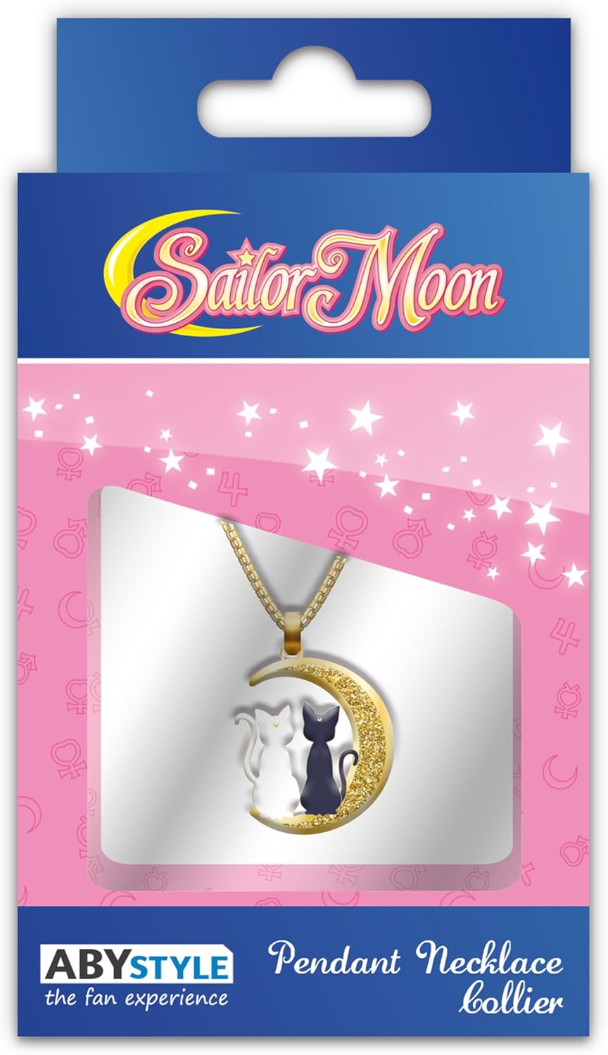 Sailor Moon: Abystyle - Pendant Necklace Cats On The Moon (Collana)