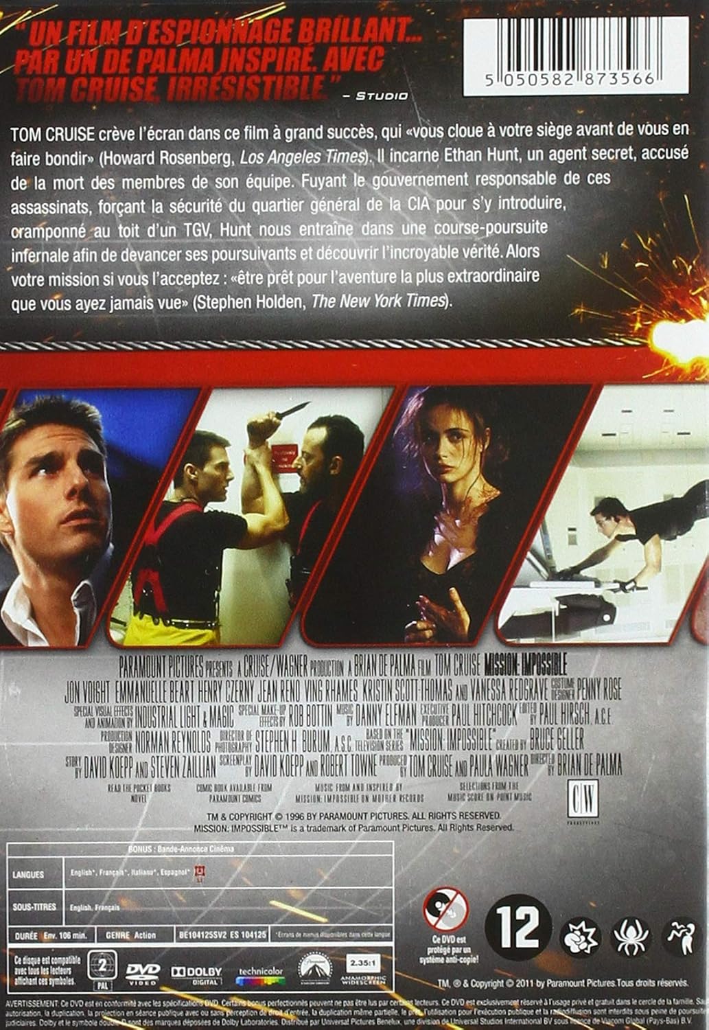 Mission: Impossible 1 (DVD) 2011