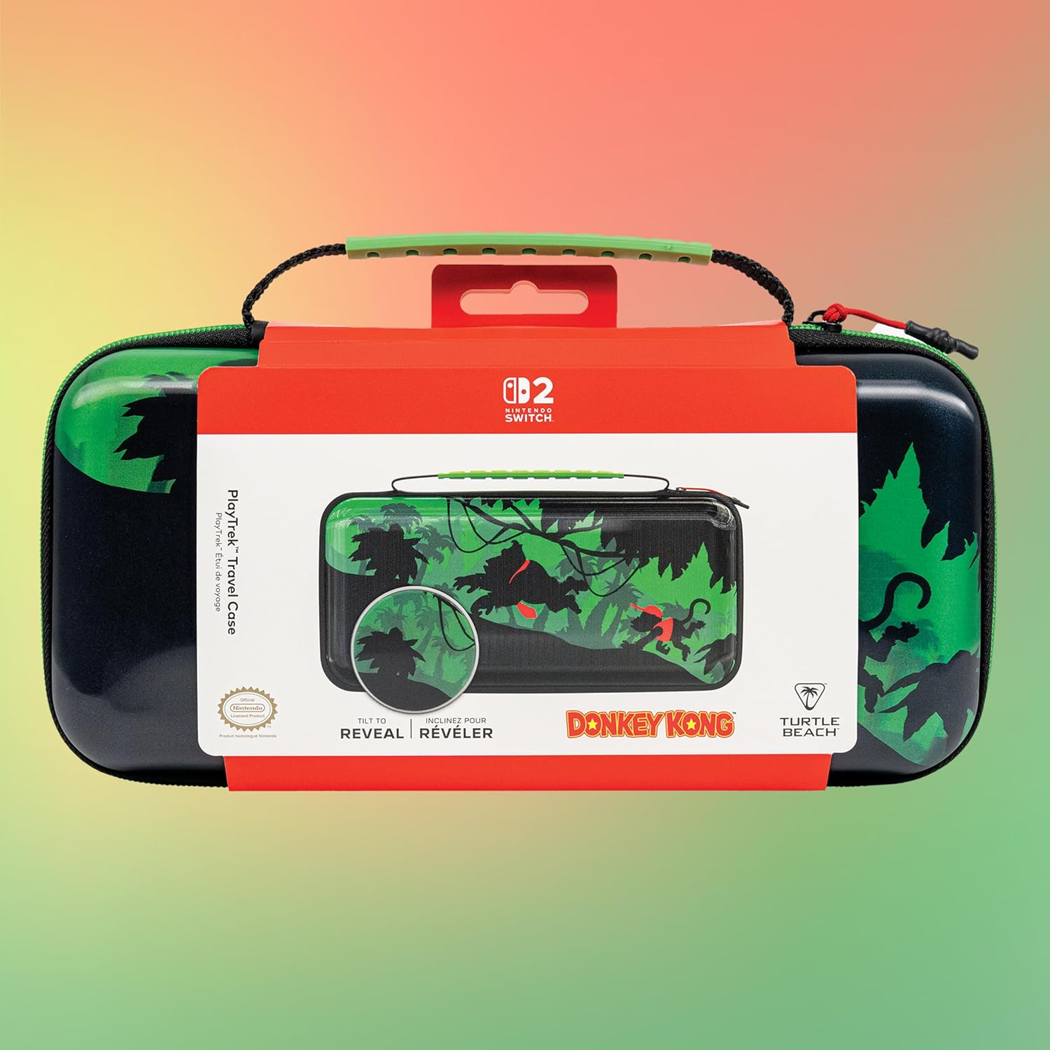 Turtle Beach PlayTrek Donkey Kong Reishoes, officieel gelicentieerd door Nintendo voor je Nintendo Switch 2