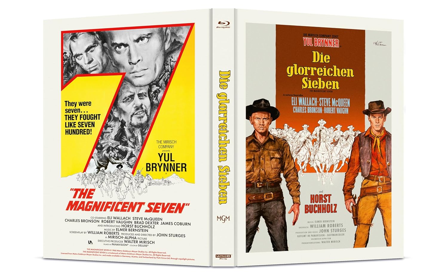 STURGES, JOHN - DIE GLORREICHEN SIEBEN - LIMITIERTES MEDIABOOK