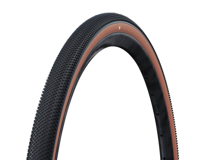 Schwalbe G-One Allround Gravel Reifen, Schwarz mit Braun, 45-622, Race Guard TLR, ADDIX 67 EPI