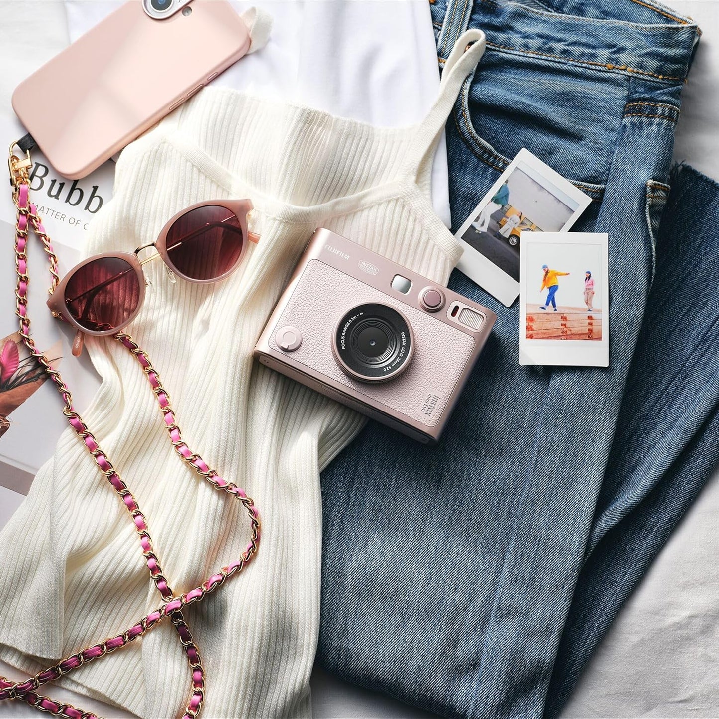 Fuji - Instax Mini Evo Gentle Rose Camera Case