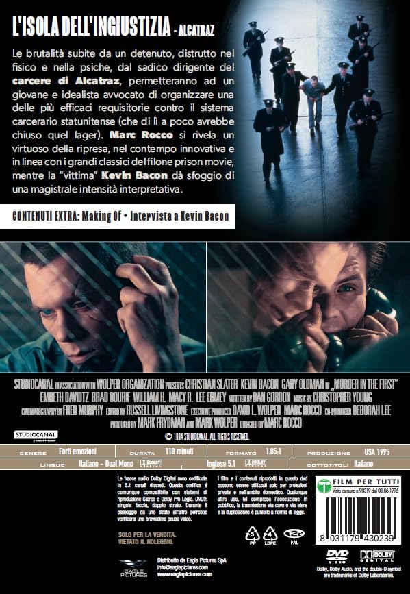 Dvd Isola Dell'ingiustizia (L') - Alcatraz