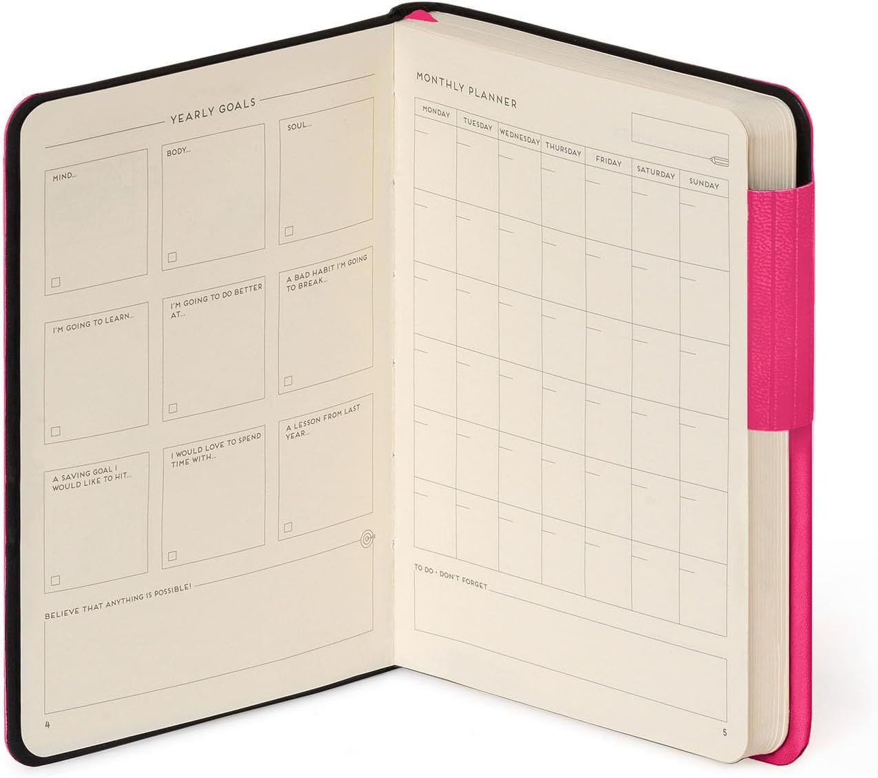 Legami - My Notebook, 6 mm ruled notebook, Raspberry, Small, FSC certified paper, 192 pages, soft cover, elastic closure, 9.5 x 13.5 cm