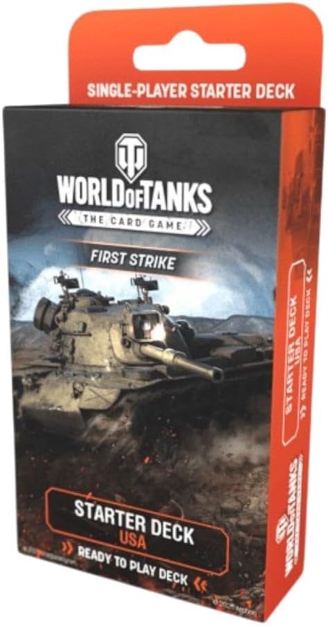 Archon Studio World of Tanks Card Game - First Strike Starter Deck - Fast-paced Strategy Card Game with Deck-buidling Elements for 2 Players, for Ages 14 Years + (USA