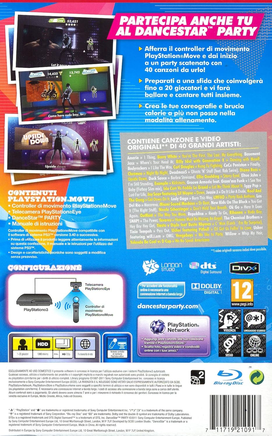 PlayStation 3 - Sony Move Starter Pack con DanceStar Party