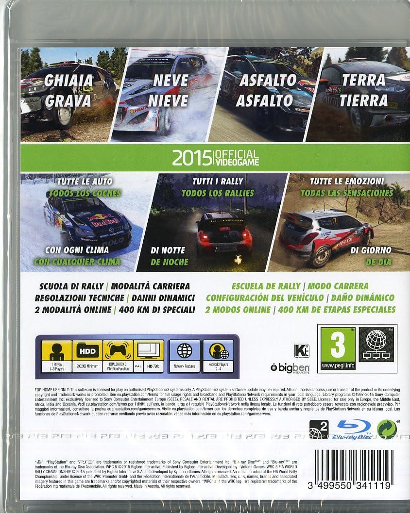 World Rally Championship 5 - PlayStation 3
