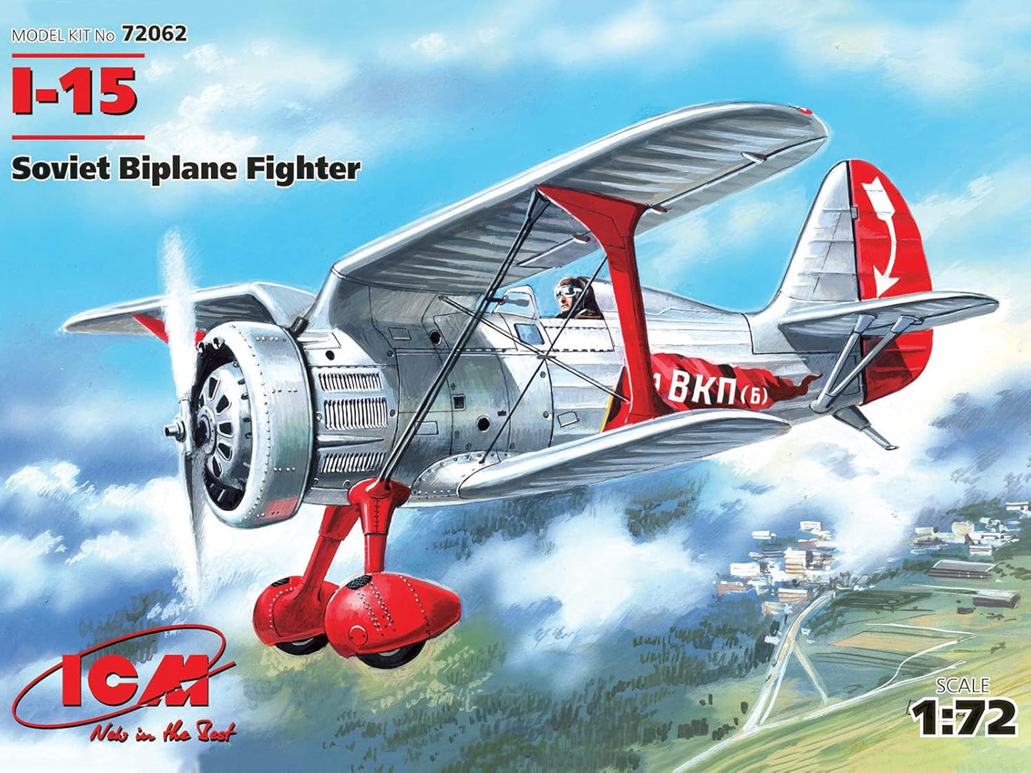 ICM 1:72 - I-15, Soviet Biplane Fighter