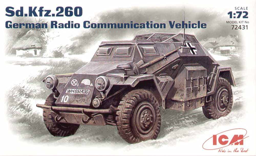 ICM Models Sd.Kfz.260 Radio Communication Vehicle Building Kit