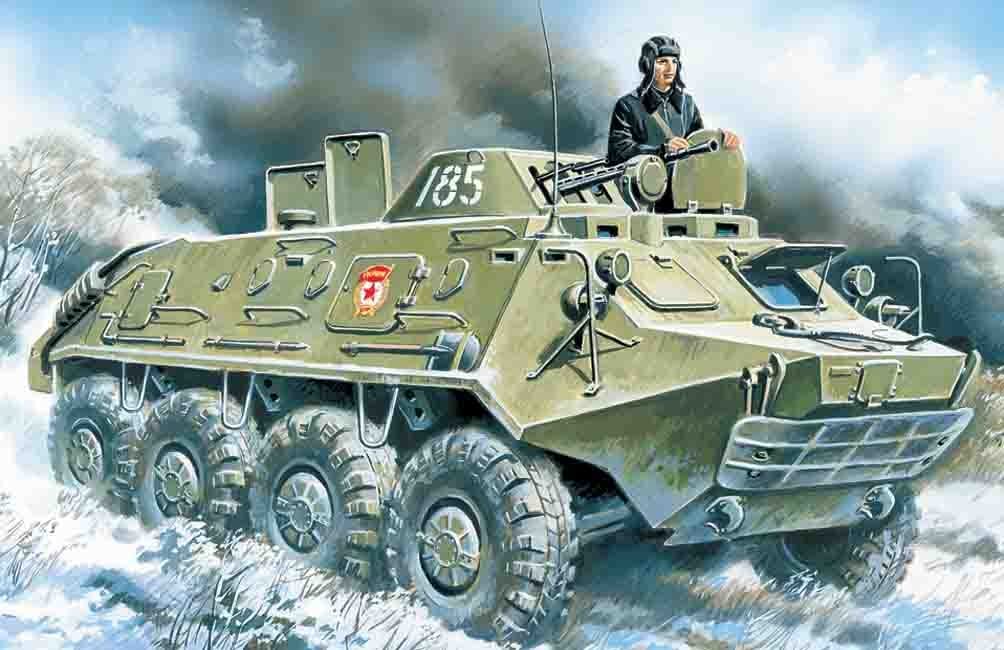 ICM 1:72 - BTR-60PB, Armoured Personnel Carrier