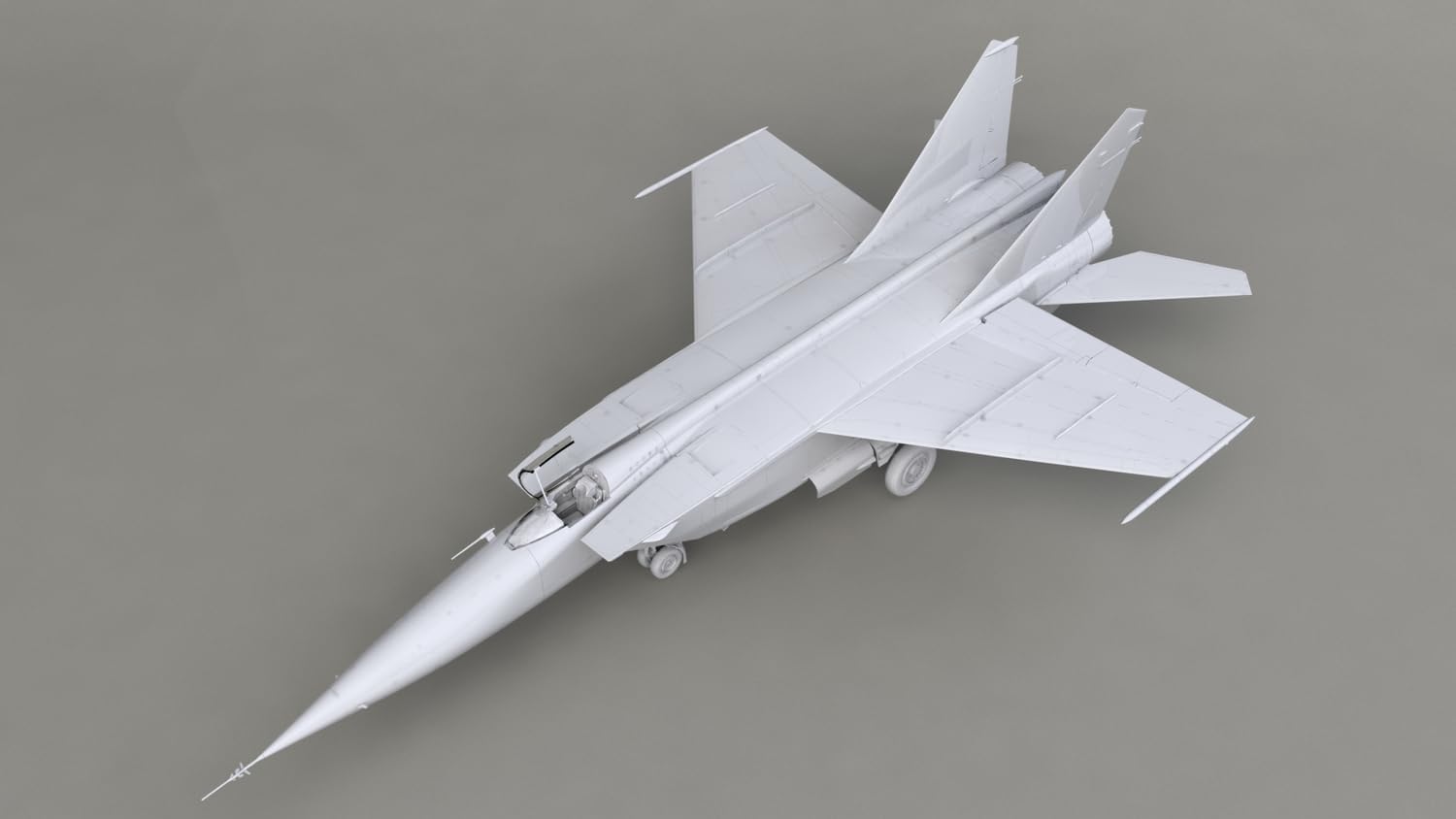 ICM 1:72 - MiG-25 RBF, Soviet Reconnaissance Plane Gray