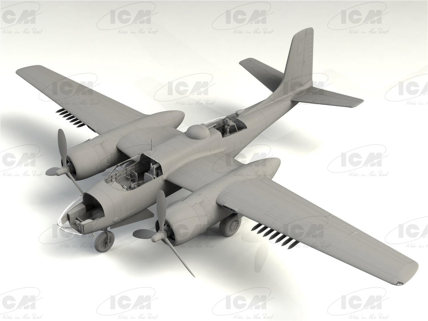 ICM ICM48284 1:48-B-26-50 Invader, bombardiere americano guerra coreana