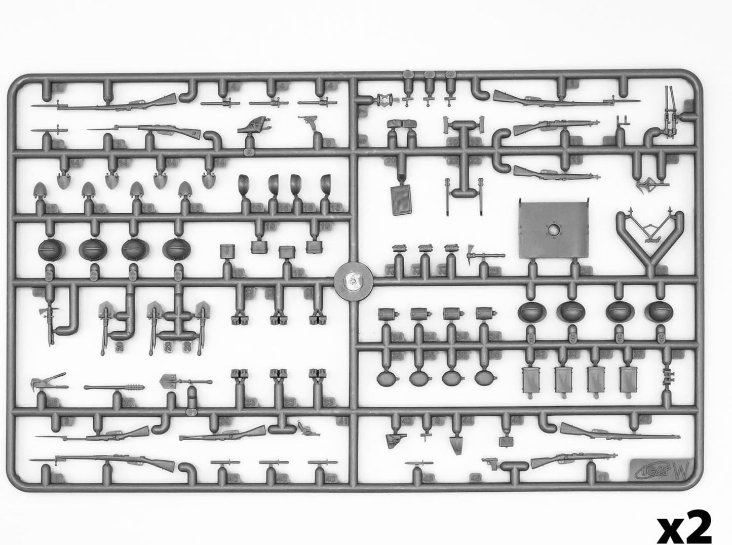 ICM ICM35721 1:35-WWI Italian Infantry in Armor Scale Model kit