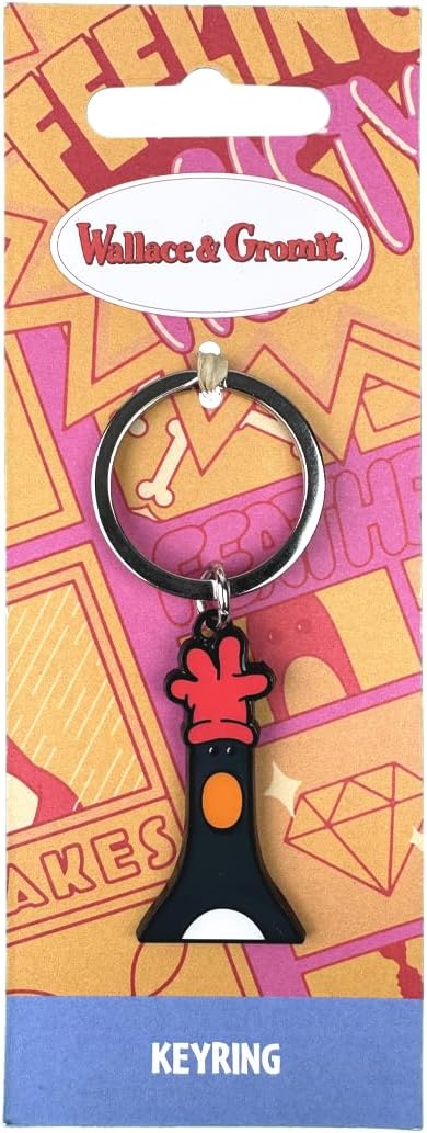 Feathers McGraw Head Keyring | Wallace & Gromit Official Merchandise