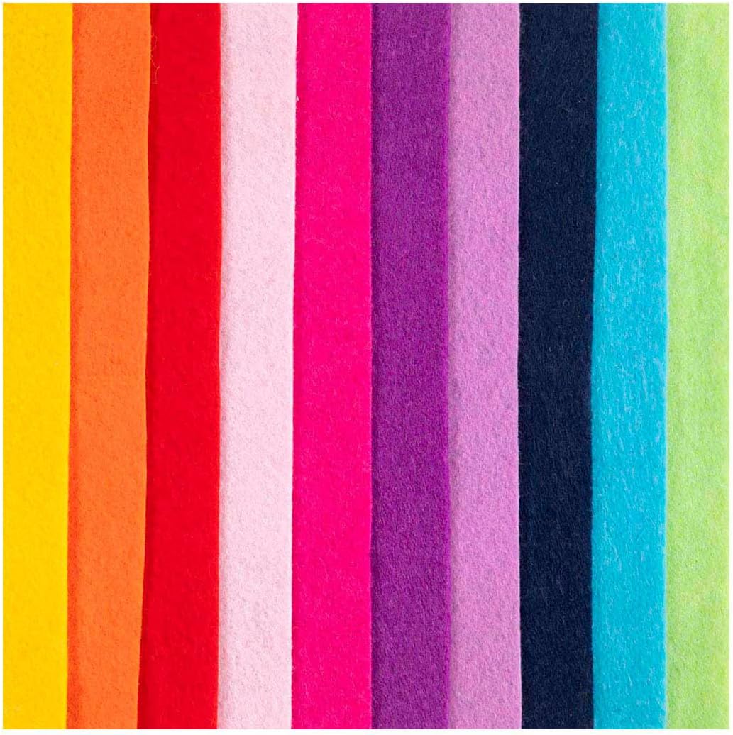 Creativ Company hobby felt A4 multicolor craft felt for children