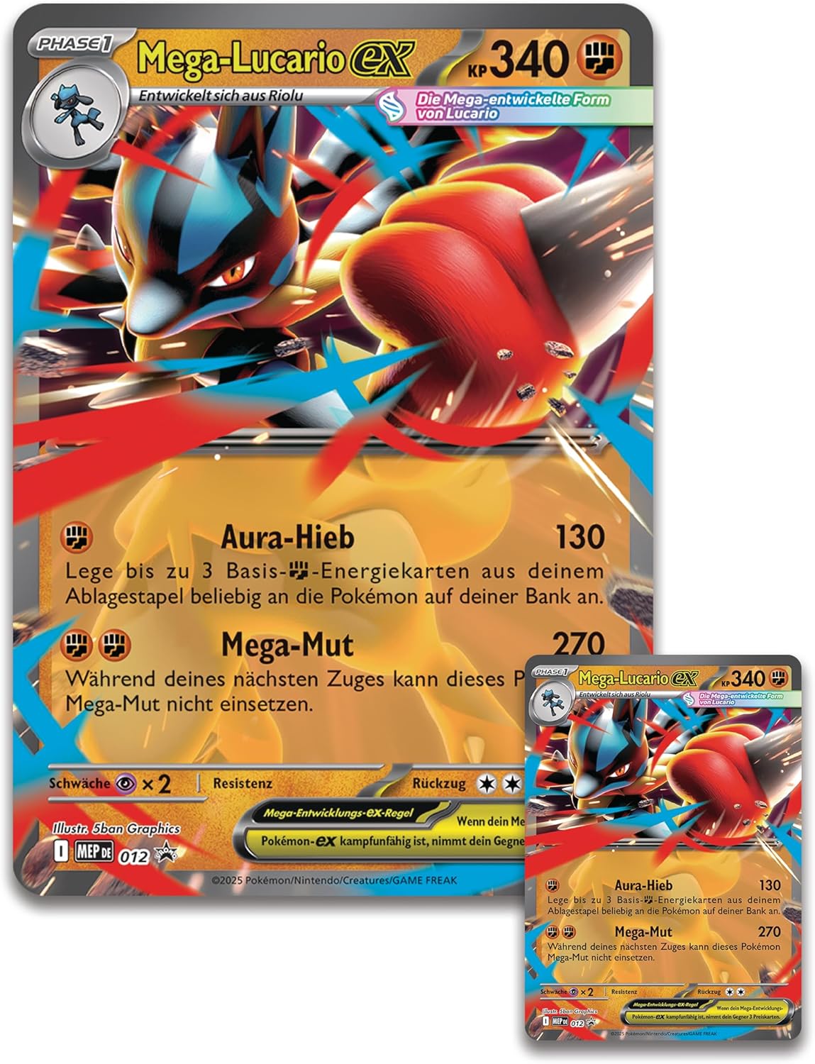 Pokemon TCG - Mega-Lucario ex Figuren Kollektion
