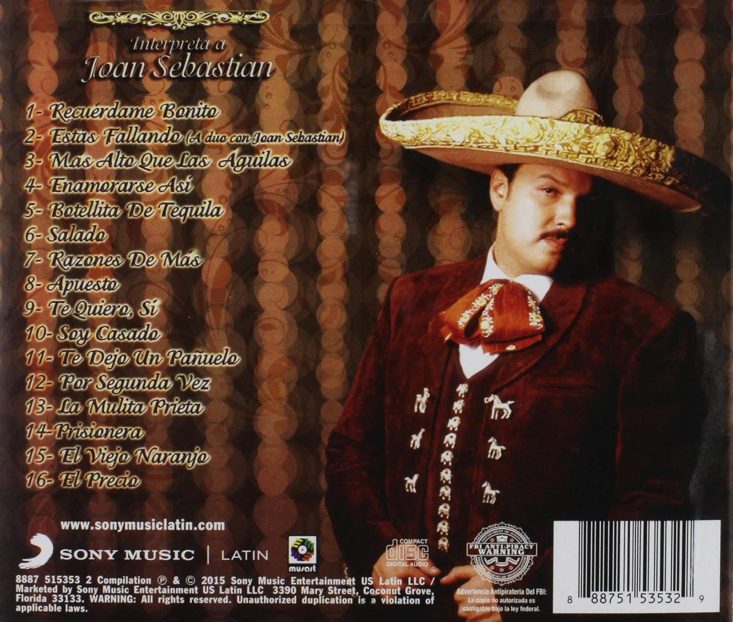 Pepe Aguilar-Interpreta Joan Sebastian