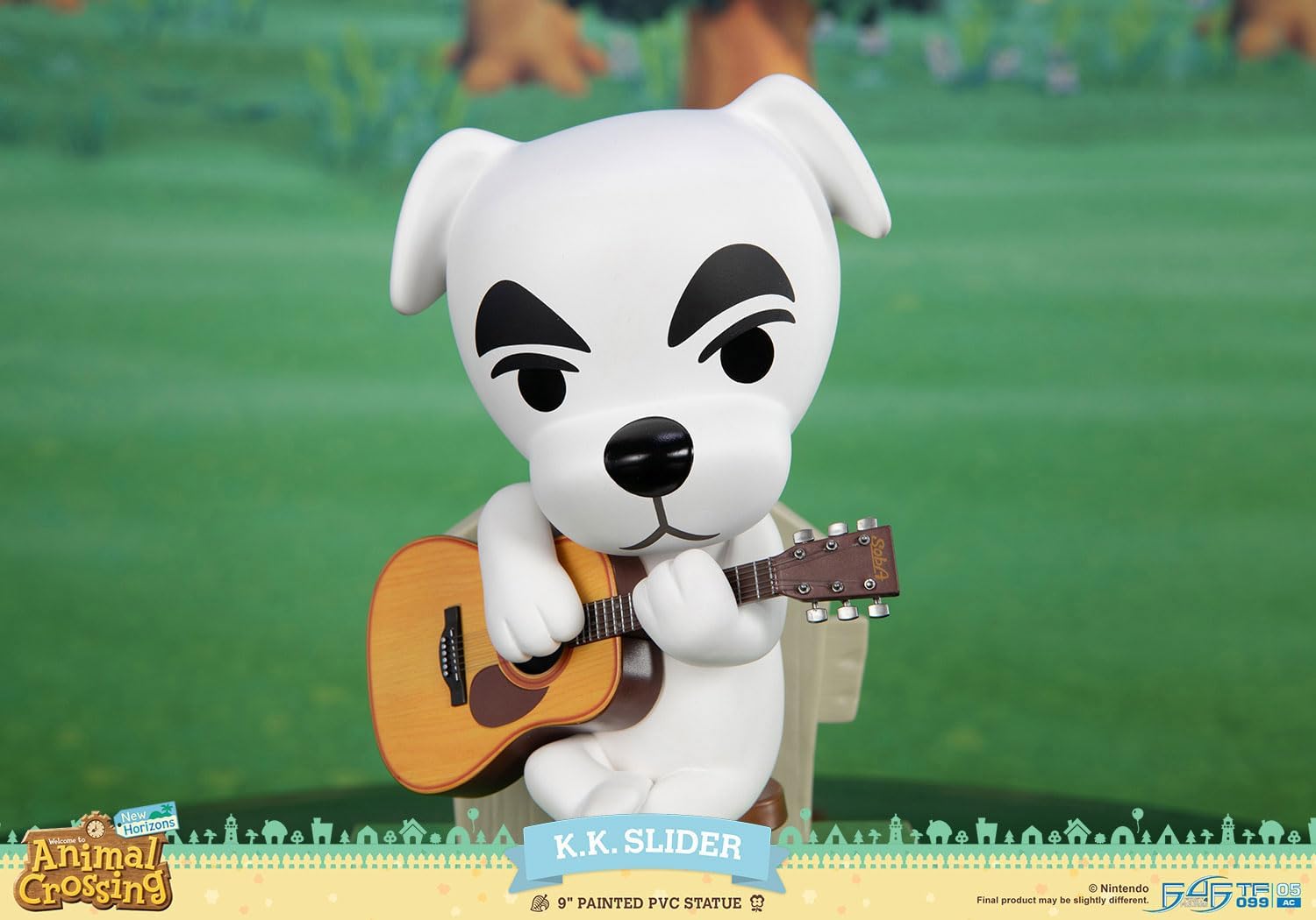 First 4 Figures - Animal Crossing: New Horizons - K.K. Slider Statue - Painted PVC Statue - 22cm