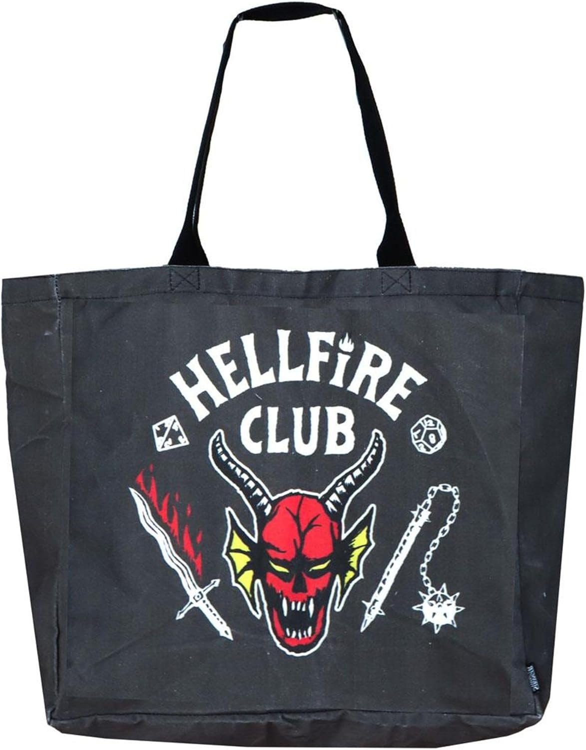 Einkaufstasche XL Stranger Things Wiederverwendbare Einkaufstasche für den täglichen Einkauf – XL Stranger Things Einkaufstasche groß für Supermarkt und Stadtgebrauch