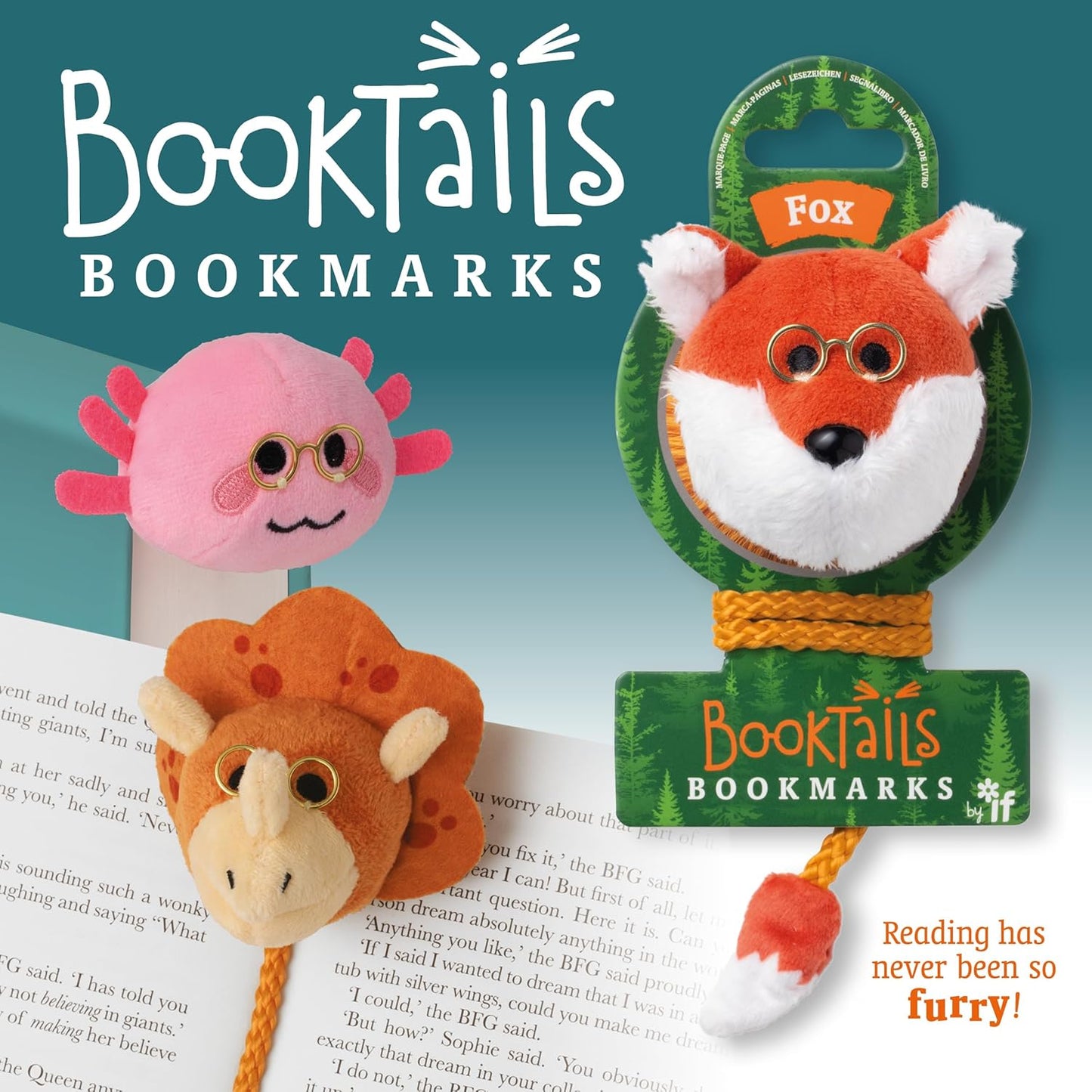 IF BookTails Bookmark - Panda
