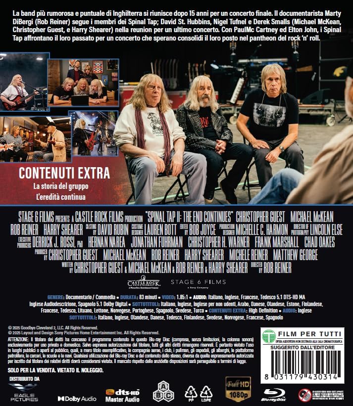 Spinal Tap II- La Fine E' Solo L'Inizio - Bd