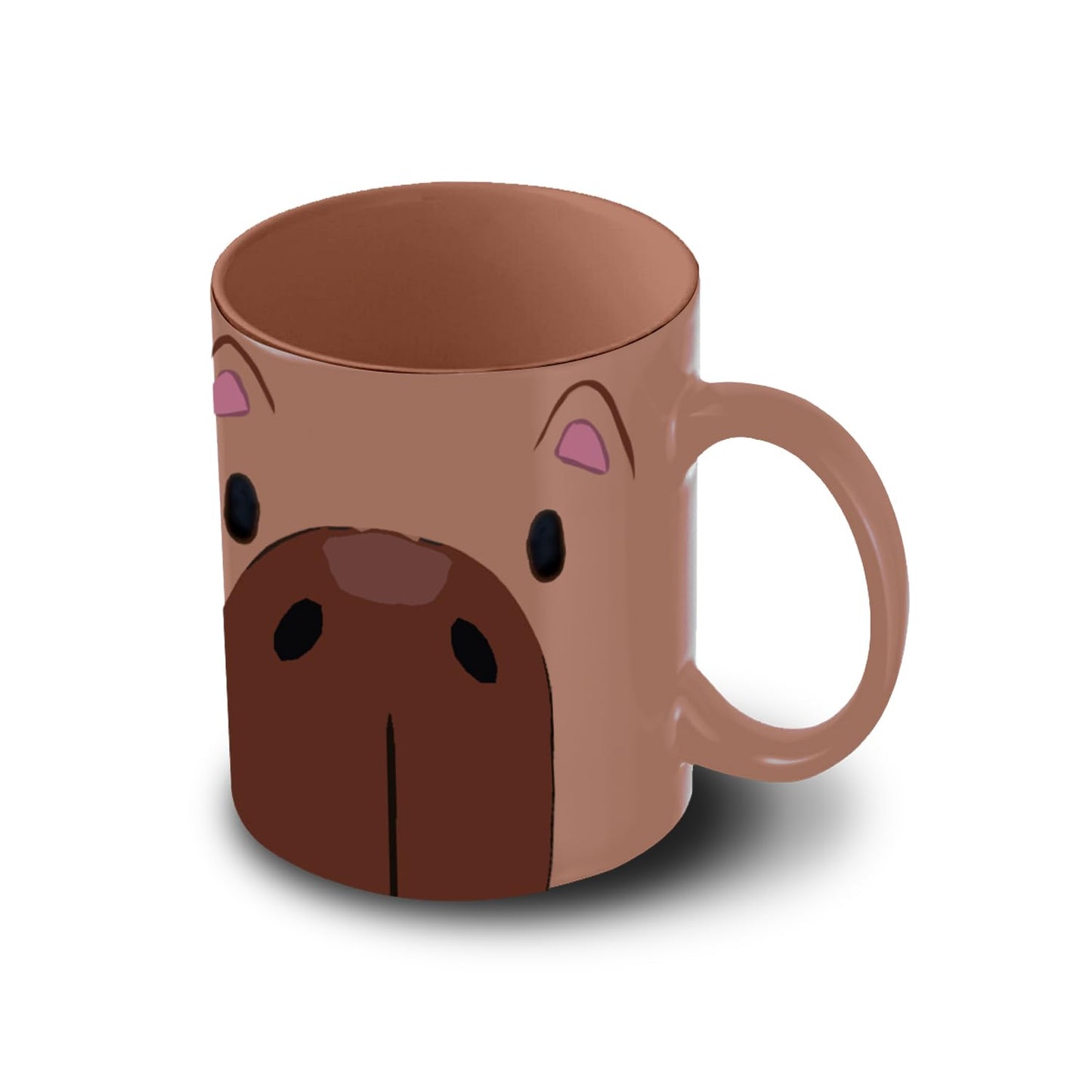 Oh My Pop Capybara-Becher, Braun