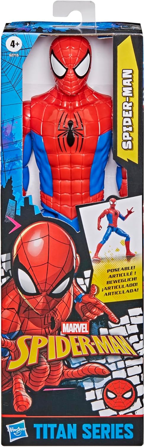 Marvel Spider-Man Titan Series Action Figure, 30-cm (12 inch) Super Hero Toys for Children Ages 4+