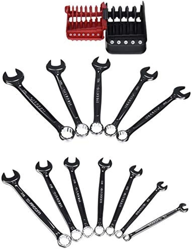Facom 440.Jp12A 7Mm - 19Mm Combination Wrench Set With Holder (12 Pc.)