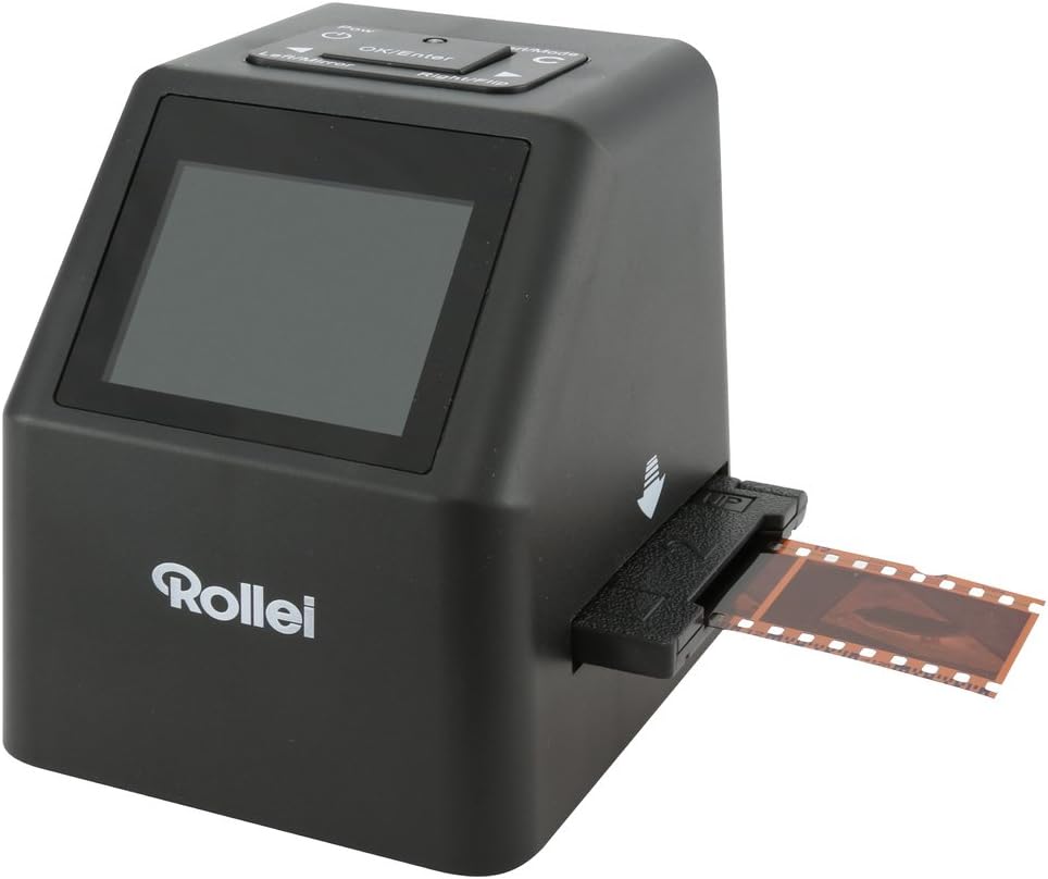 Rollei DF-S 310 SE Dia Film Scanner, Special Edition met extra accessoires, SD-/SDHC-kaartsleuf en USB 2.0-interface zwart