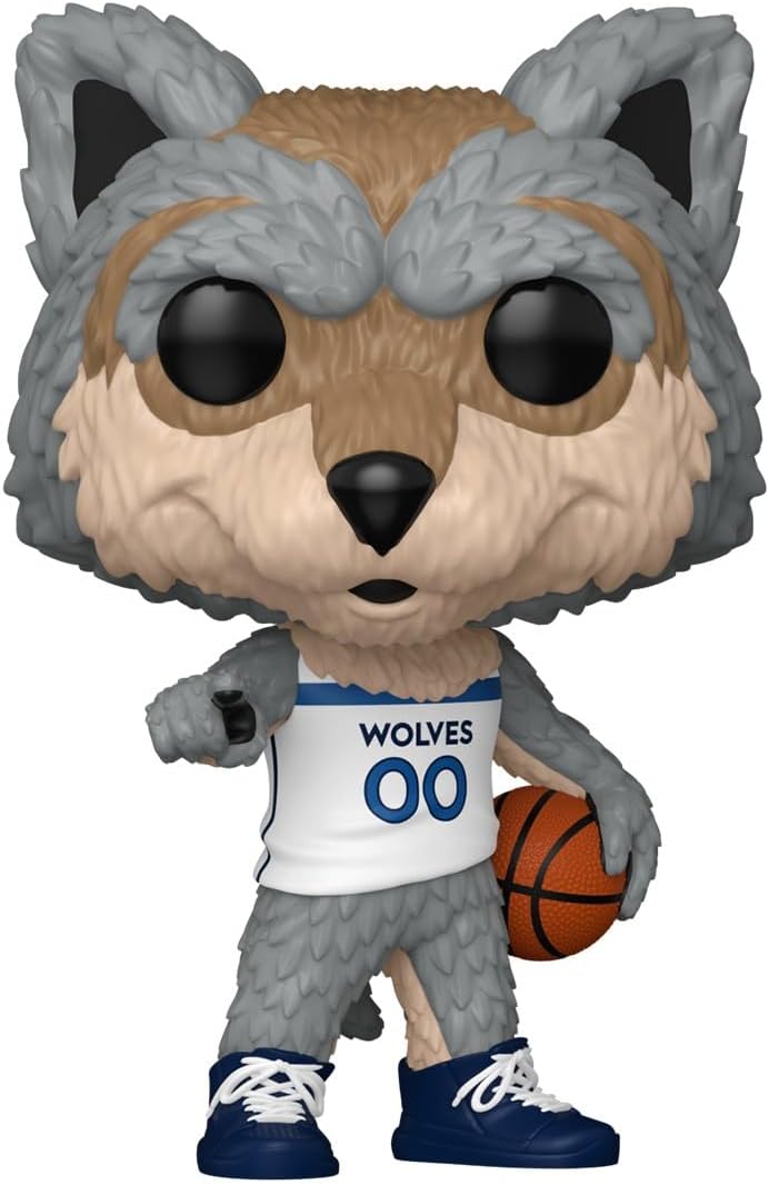 Funko Pop! NBA Mascots: Wolves - Crunch The Wolf - NBA Mascots And Marks - Figura in Vinile da Collezione - Idea Regalo - Merchandising Ufficiale - Giocattoli per Bambini e Adulti - Sports Fans