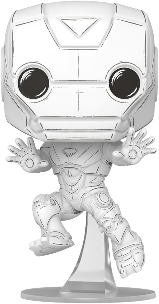 Funko Pop! Marvel: Marvel Sketched - Iron Man - Collectable Vinyl Figure - Gift Idea - Official Merchandise - Toys for Kids & Adults - Superheroes Fans - Model Figure for Collectors and Display