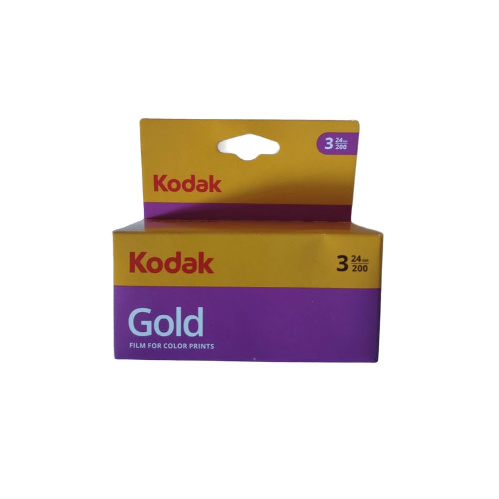 Kodak KOD102010 - Película Negativo Color (35mm, Gold 200-24 tripack)