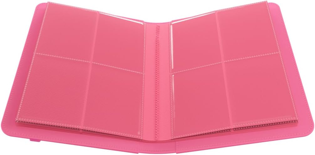 Gamegenic Prime Album 8-Pocket Pink, Game Accessory, Organize Your Standard and Japanese Size Card Collections