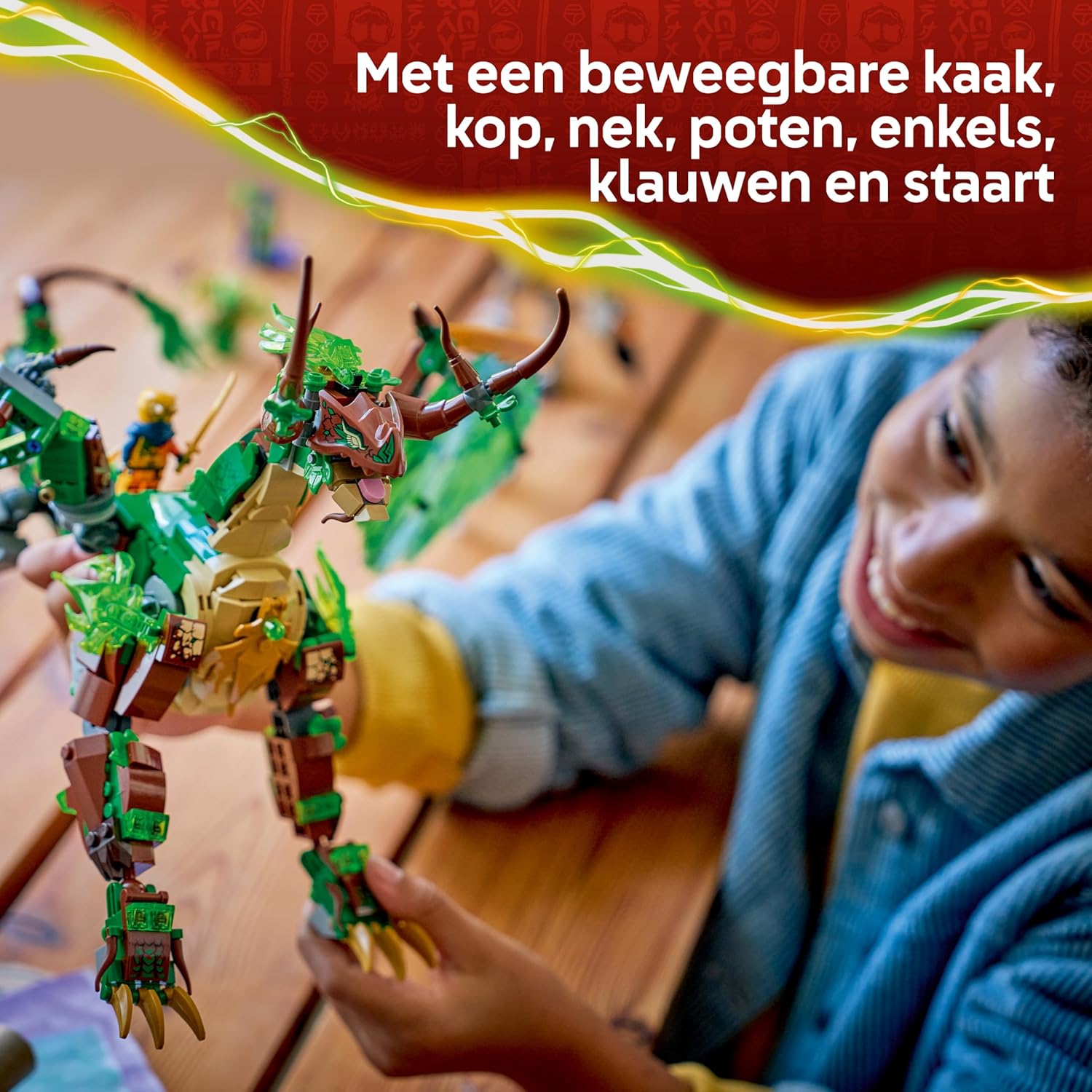 LEGO NINJAGO Der Drache des Lebens - Ninja Spielzeug mit Drachenfigur, Mini Monster Mech, 8 Minifiguren und Schwertern - Kreatives Geschenk für Jungen und Mädchen ab 8 Jahren und Fans - 71859