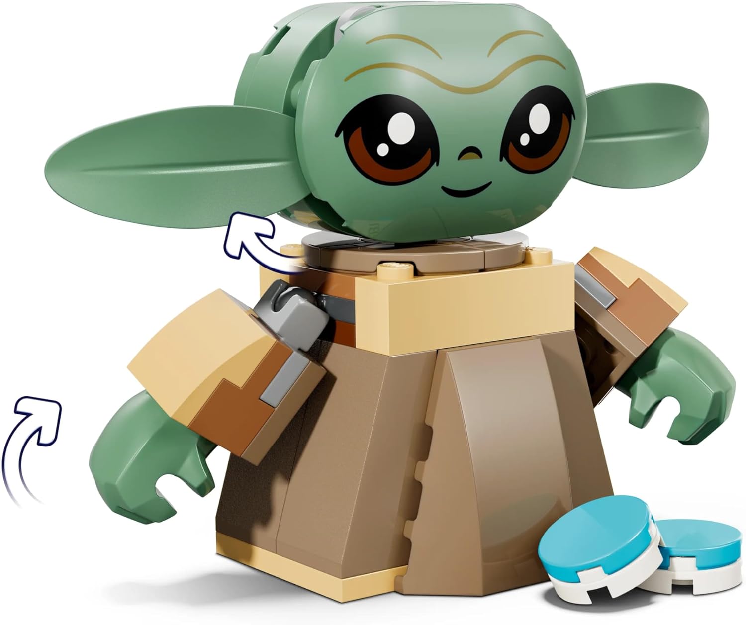 LEGO 75443 Star Wars Grogu's Homestead - Building Toy w/a Grogu Figure & Sorgan Frog, a Catapult & Blue Macarons - Gift for 4+ Year Old Boys, Girls & The Mandalorian Fans