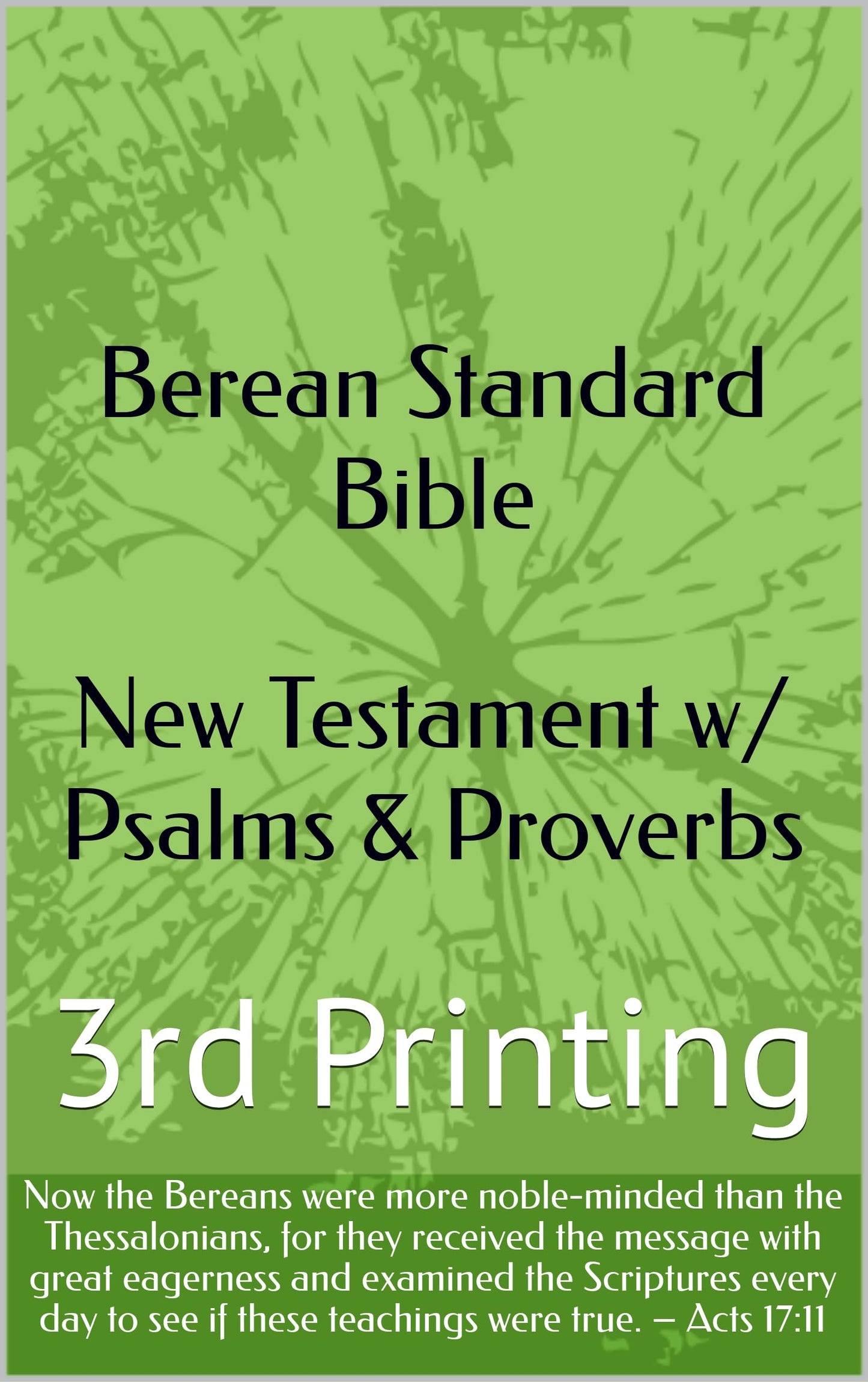 Berean Literal Bible New Testament