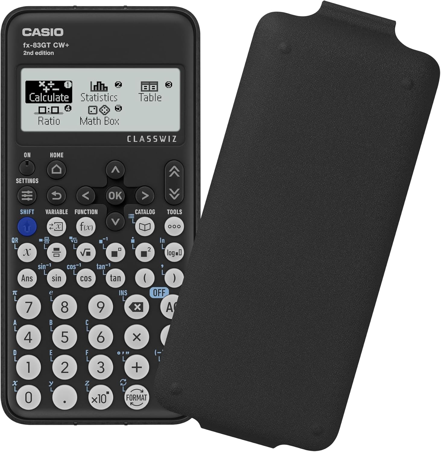 Casio fx-83GTCW+ Scientific Calculator Black (UK Version) - Upgrade from previous fx-83GTCW model