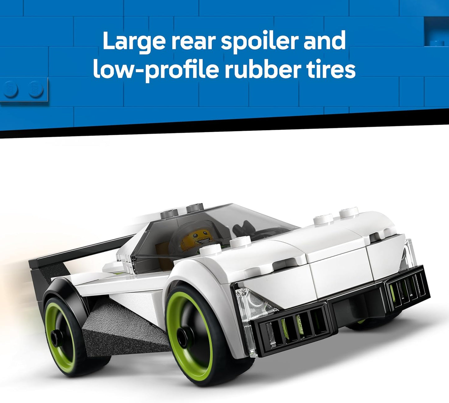 LEGO City Jet vs. Car Toy - Building Kit w/Plane, Supercar Plus Pilot & Driver Minifigures - Creative Birthday Gift Idea for 6+ Year Old Boys - 60489