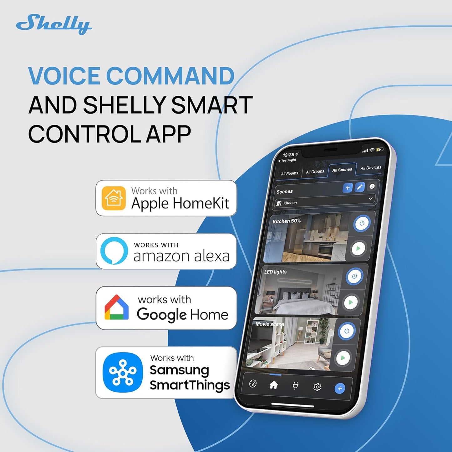 Smart Plug Shelly S4Sw-001P16Eu Bluetooth Wi-Fi Bluetooth 5.0 10 A