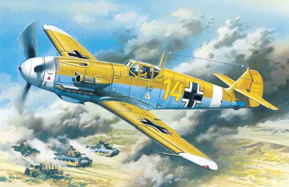 ICM 1:48 - Messerschmitt Bf 109F-4Z/Trop