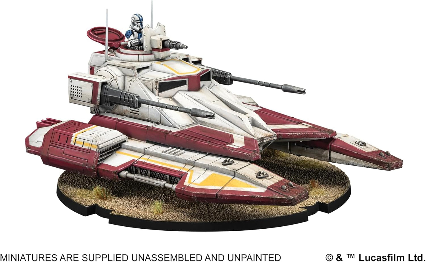 Asmodee | Star Wars Legion - TX-130 Saber Tank | Miniatures Tabletop Game | Ages 14+ | 2 Players | 3 Hours Playing Time