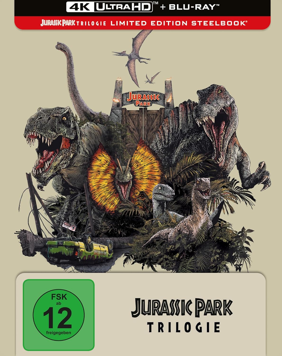 Jurassic Park - Limited Ultimate Steelbook Trilogy +
