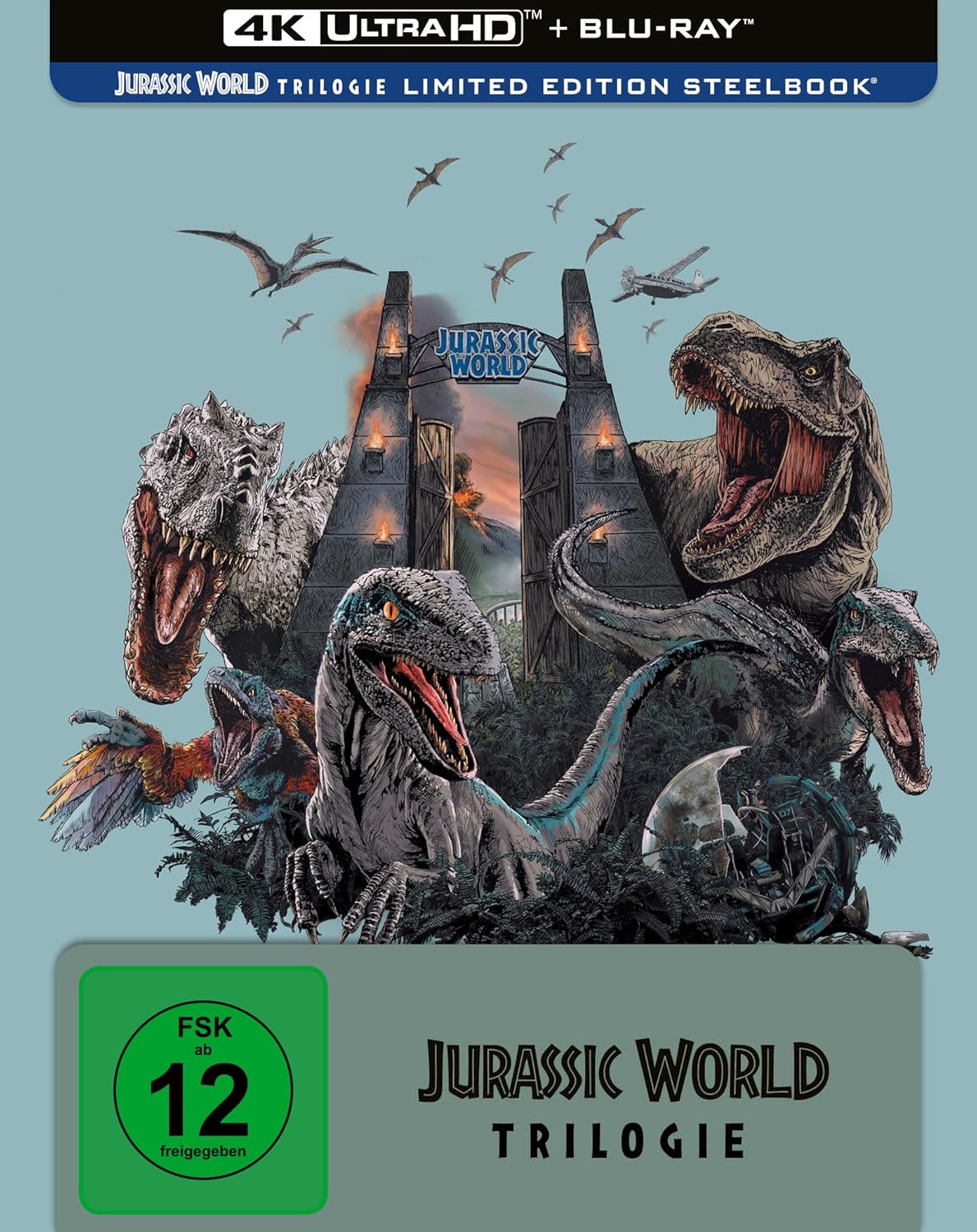 Jurassic World - Limited Ultimate Steelbook Trilogy +