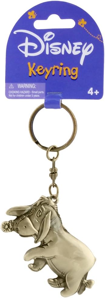 Disney Eeyore Brass Key Ring, Gold