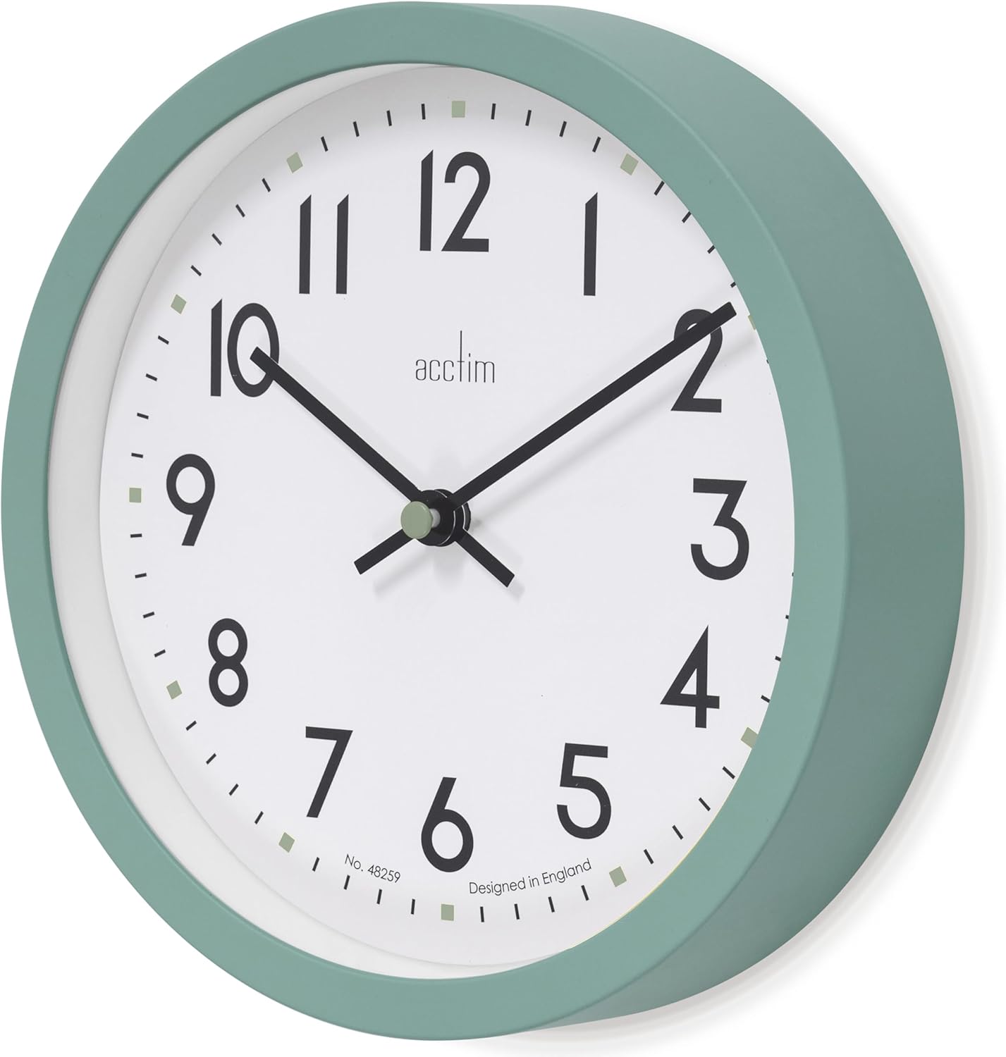 Acctim Elstow 22845 Wall Clock in Meadow Green