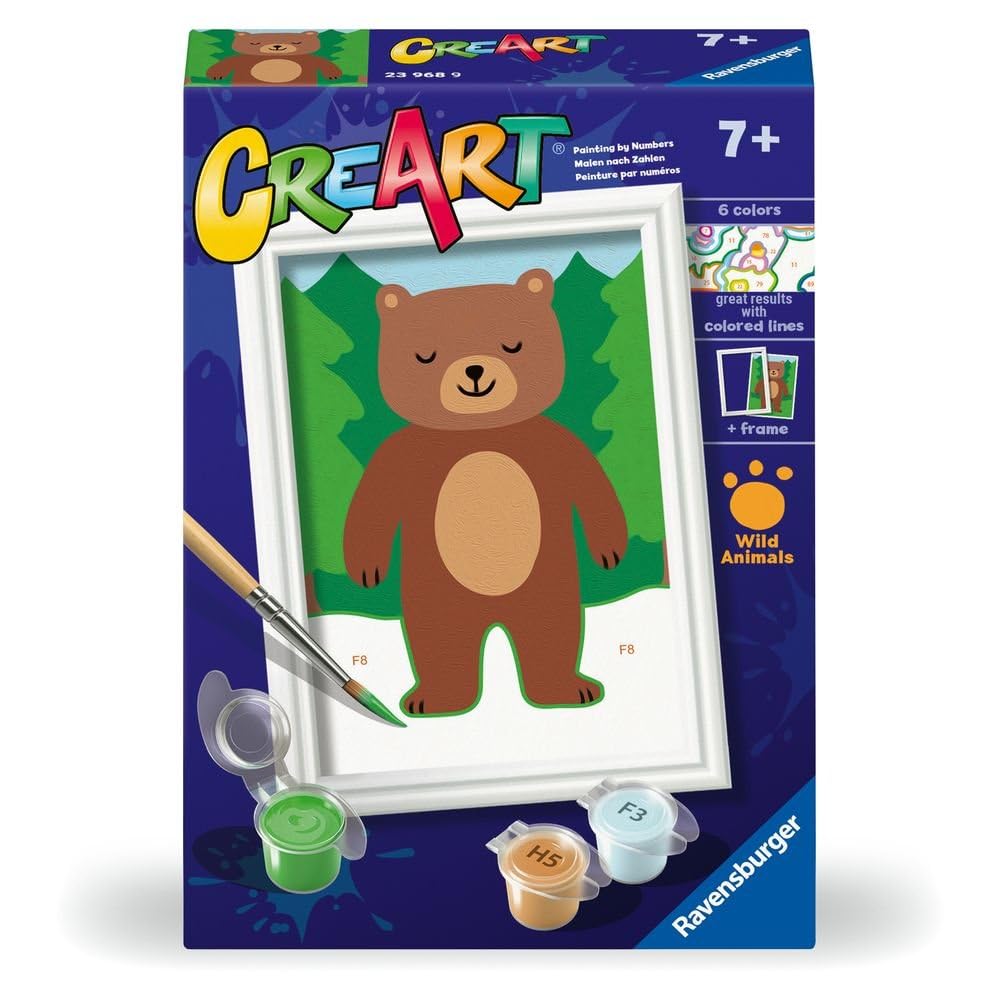 Ravensburger - CreArt Schilderen op Nummer - Beer