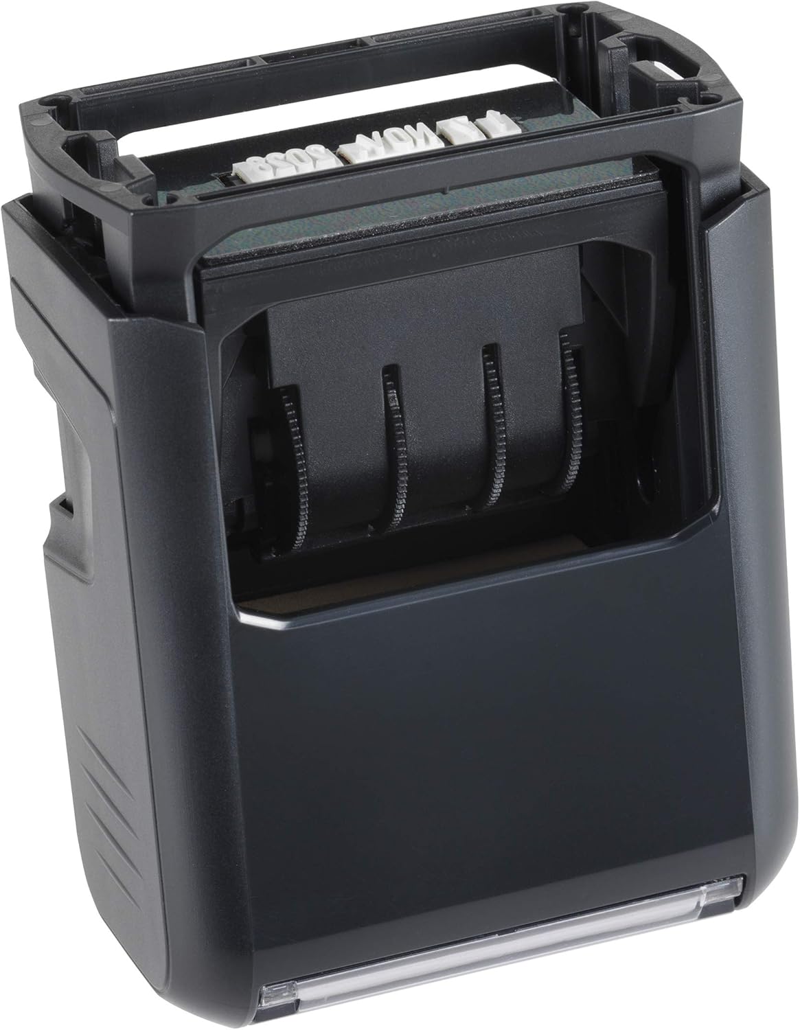 Trodat Printy Textplate Dater Stamps Paid in Blue Date in Red,150856,Black,39 x 23mm