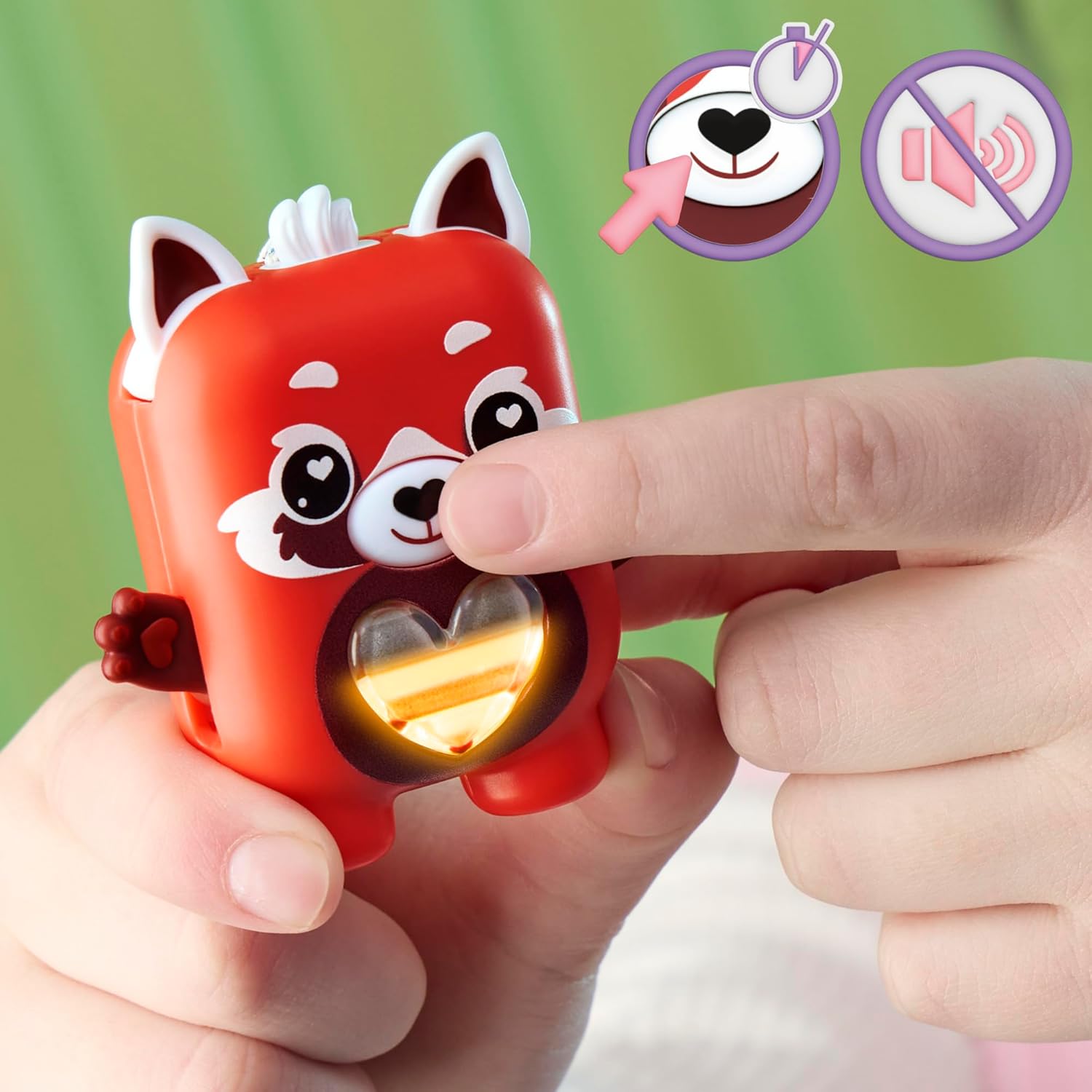 Hasbro Nano-Mals Pamanda the Red Panda Electronic Fidget Pet